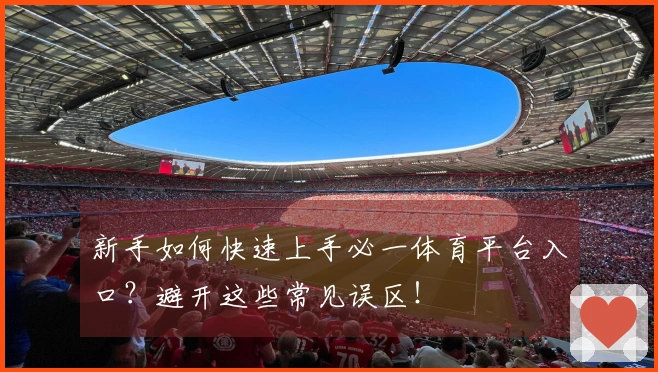 新手如何快速上手必一体育平台入口？避开这些常见误区！